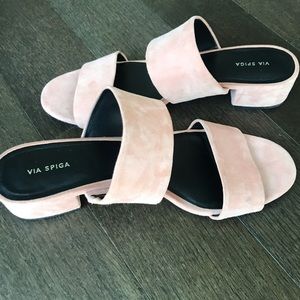 Via Spiga Block Sandal Heel